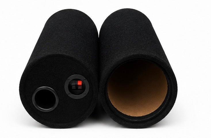 MJV Cylinder Tube Subwoofer Box – Premium Ported Car Bass Enclosure