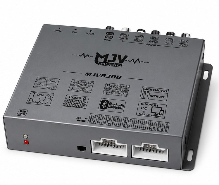 MJV830D 8 Channel Car DSP Processor – Digital Sound Processor with 15 Band EQ & Advanced Audio Tuning (EPD830-810D)