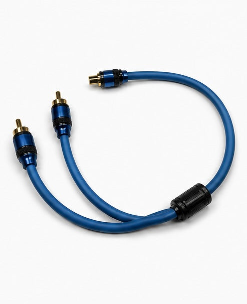 MJV OFC RCA Y Cable – Premium Oxygen-Free Copper Audio Splitter Cable