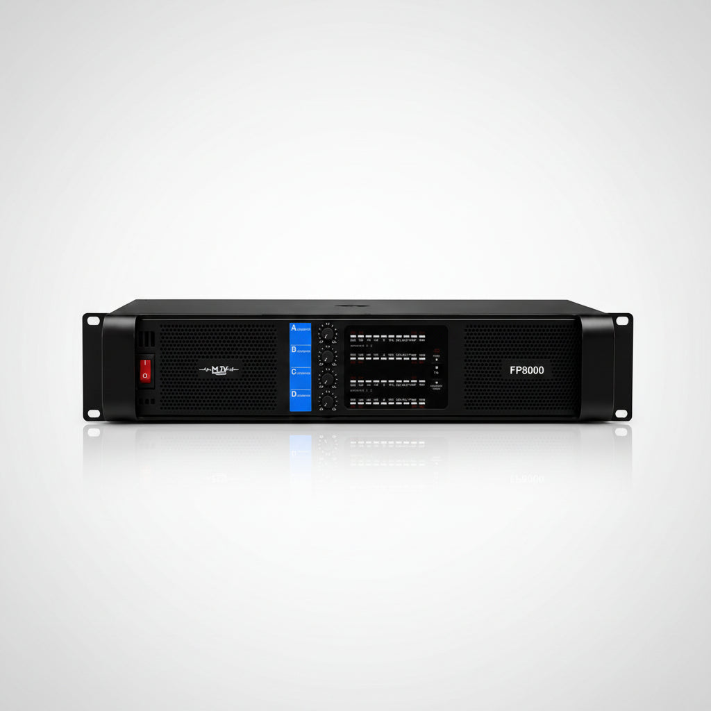 MJV 4 Channel Professional Power Amplifier – High-Performance PA Amplifier