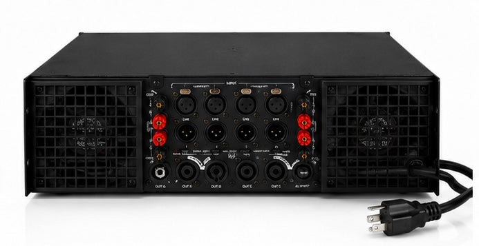 MJV 4 Channel Heavy Duty Professional Power Amplifier – High-Power PA Amplifier