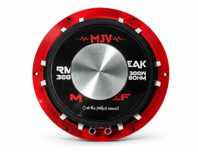 MJV MR-8CF 8 Inch 3-Way Car Speakers – 1200W Peak High Power Coaxial Audio Speakers (Pair)