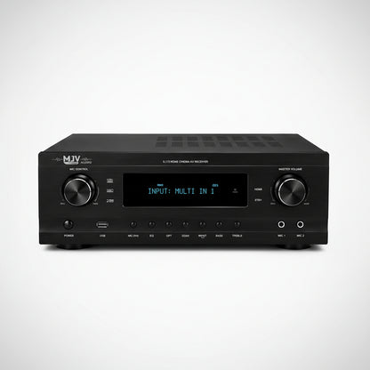 MJV 7.1 Channel Home Cinema AV Receiver – 4K HDMI Surround Sound Amplifier
