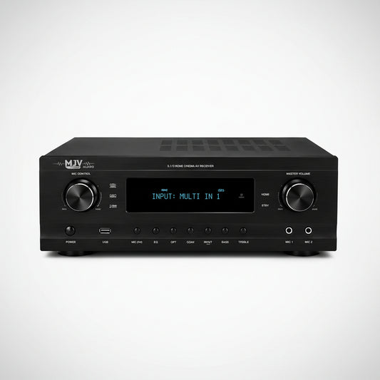 MJV 7.1 Channel Home Cinema AV Receiver – 4K HDMI Surround Sound Amplifier
