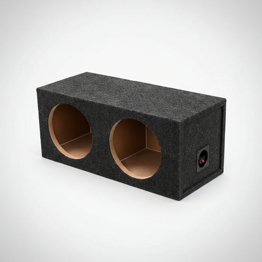 MJV Double Woofer Box – Premium Dual Subwoofer Enclosure for Car Audio