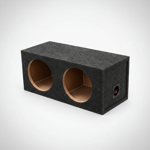 MJV Double Woofer Box – Premium Dual Subwoofer Enclosure for Car Audio