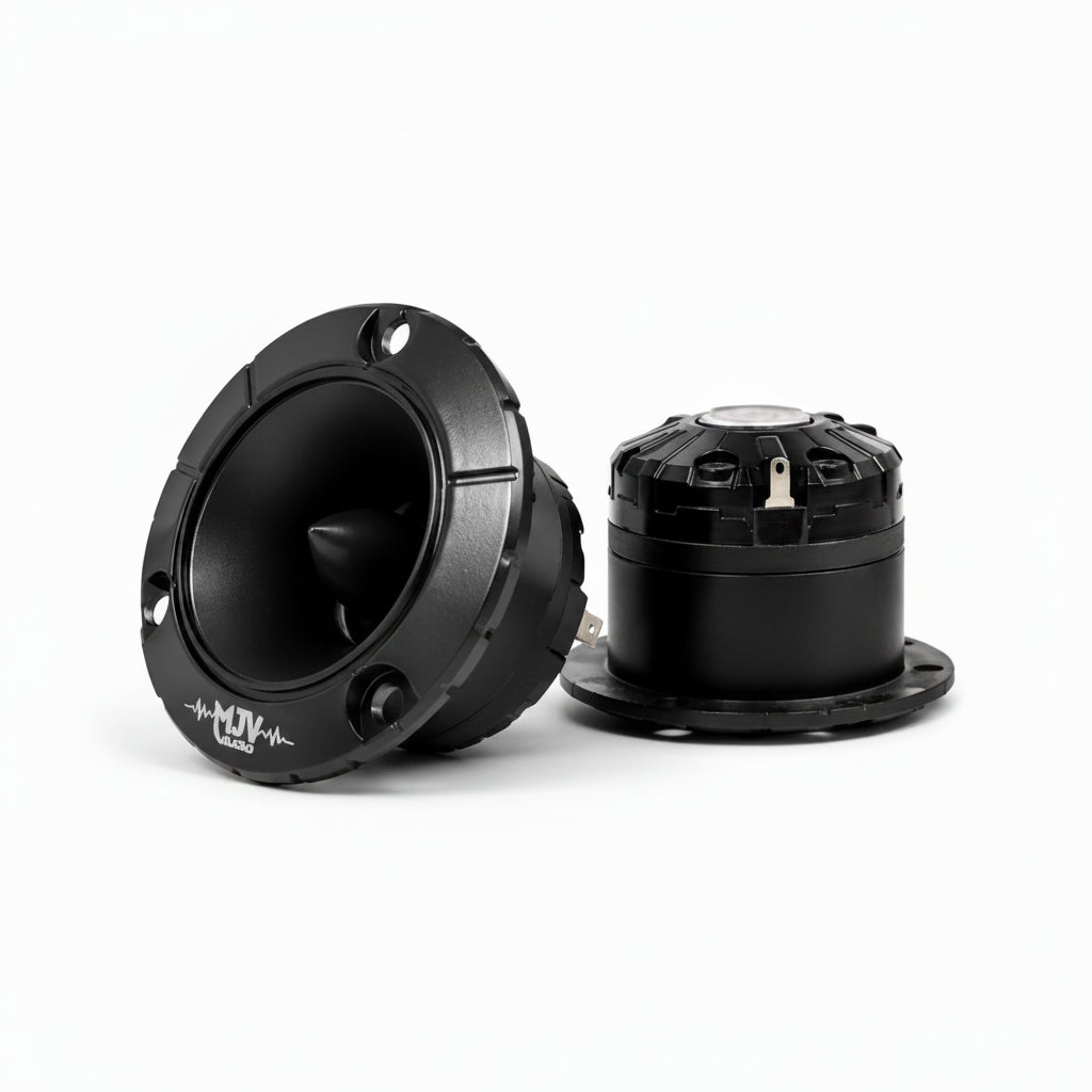 MJV MJ22NS High Power Dome Tweeter – 250W Max, 4 Ohm, 102dB Sensitivity for Car Audio