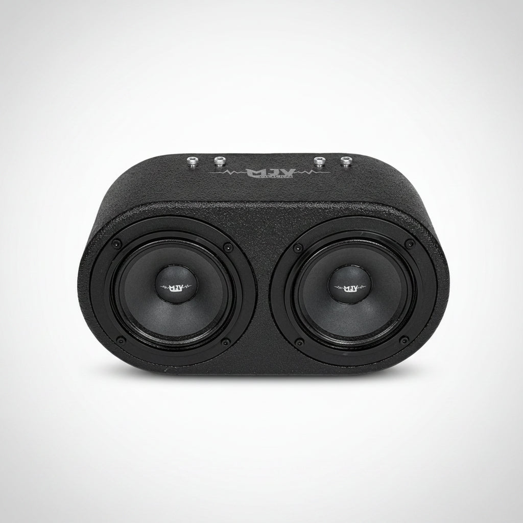 MJV MJ-VP42 Dual 4 Inch Compact Speaker System – 320W Peak Full Range Car Audio Speakers (Pair)