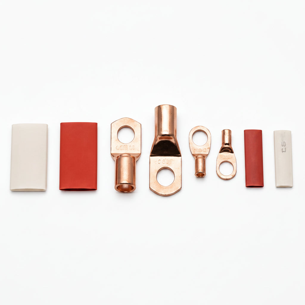 MJV Battery Clip & Sleeves – Premium Copper Battery Terminal Lugs