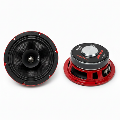 MJV MR-8CF 8 Inch 3-Way Car Speakers – 1200W Peak High Power Coaxial Audio Speakers (Pair)