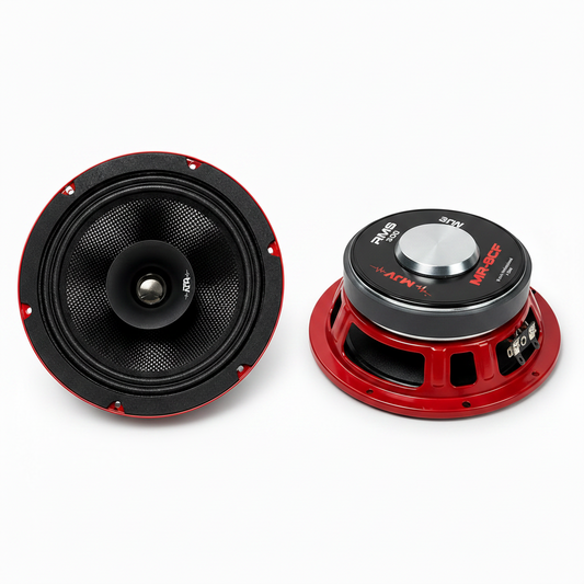 MJV MR-8CF 8 Inch 3-Way Car Speakers – 1200W Peak High Power Coaxial Audio Speakers (Pair)