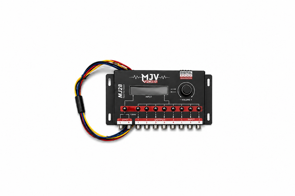 MJV MJ28 Digital DSP Processor – 8 Channel Car Audio Sound Processor with 15 Band Equalizer & Advanced Tuning