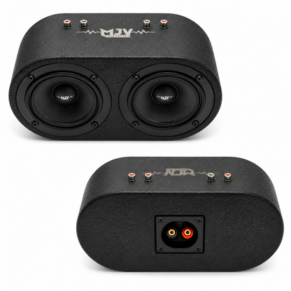 MJV MJ-VP42 Dual 4 Inch Compact Speaker System – 320W Peak Full Range Car Audio Speakers (Pair)