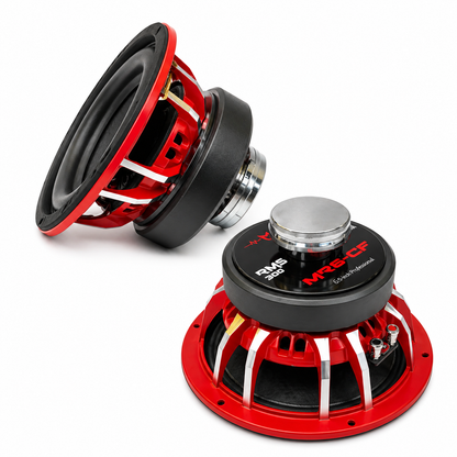 MJV MR-6CF 6 Inch 3-Way Car Speakers – 1200W Peak High Power Coaxial Car Audio Speakers (Pair)