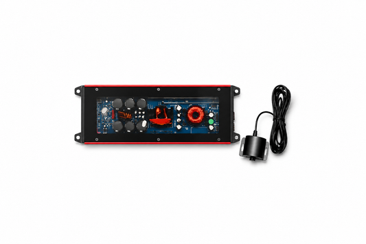 MJV2000.DB 2000W Monoblock Car Amplifier – Class D High Power Subwoofer Amp with Bass Control