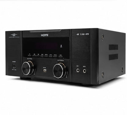 MJV 5.1 Channel Home Theatre Amplifier – 4K HDMI AV Receiver with Bluetooth & Karaoke