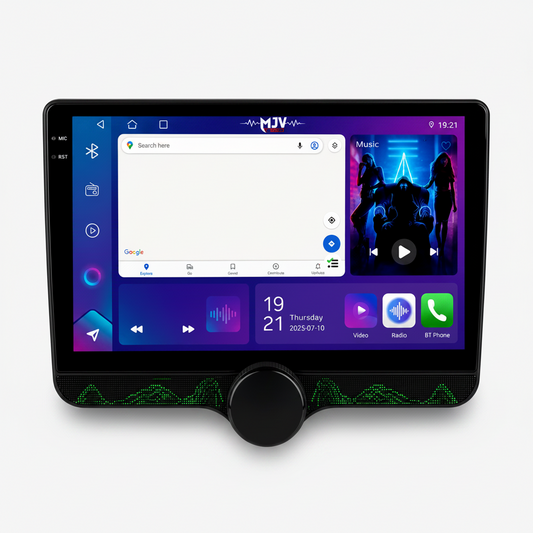 MJV 11.9 Inch Android Car Stereo – Single Knob Touchscreen Player
