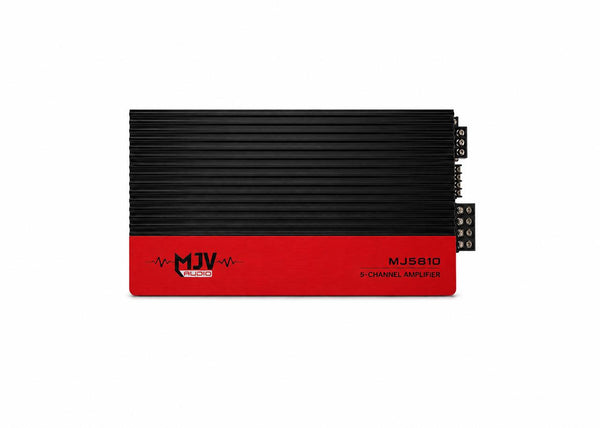 MJV MJS810 2800W 5 Channel Car Amplifier – High Power Full System Audio Amp for Speakers & Subwoofer